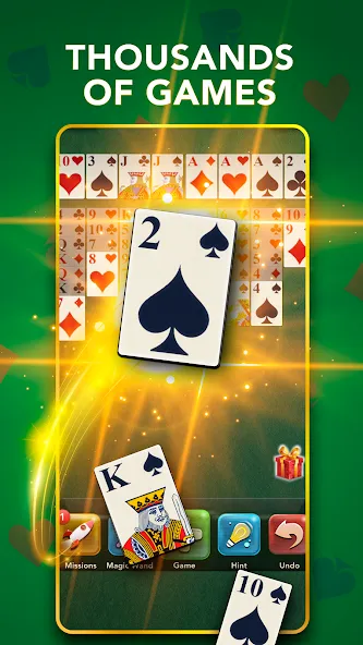 FreeCell Classic Card Game (ФриСел Классическая карточная игра)  [МОД Menu] Screenshot 5