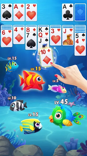 Solitaire Fish  [МОД Menu] Screenshot 2