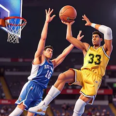 Скачать взломанную Dunk Smash: Basketball Games (Баскетбольные игры)  [МОД Много монет] - полная версия apk на Андроид