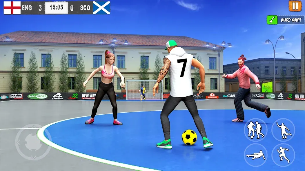 Street Football: Futsal Games (Стрит Футбол)  [МОД Mega Pack] Screenshot 2