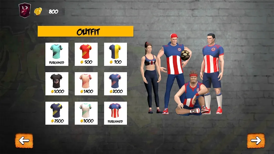 Street Football: Futsal Games (Стрит Футбол)  [МОД Mega Pack] Screenshot 4