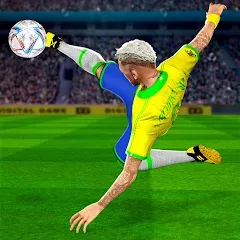 Взлом Play Football: Soccer Games (тар Футбол 23)  [МОД Unlocked] - полная версия apk на Андроид