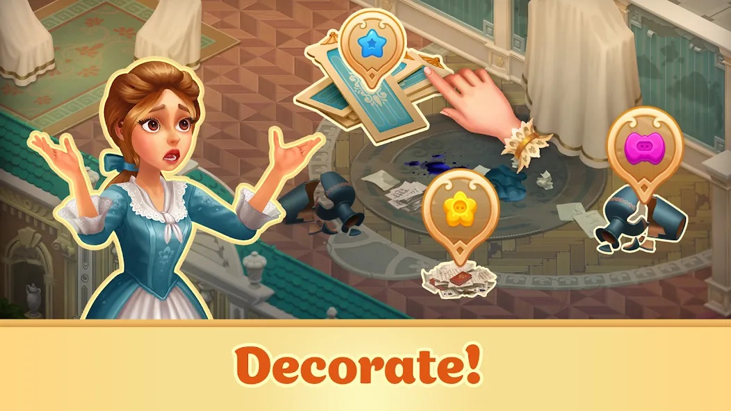 Storyngton Hall: Match 3 games (Стэрингтон Холл)  [МОД Menu] Screenshot 4