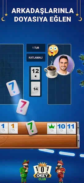 101 Okey Club: Play 101 Plus (Океи Клуб)  [МОД Много монет] Screenshot 2