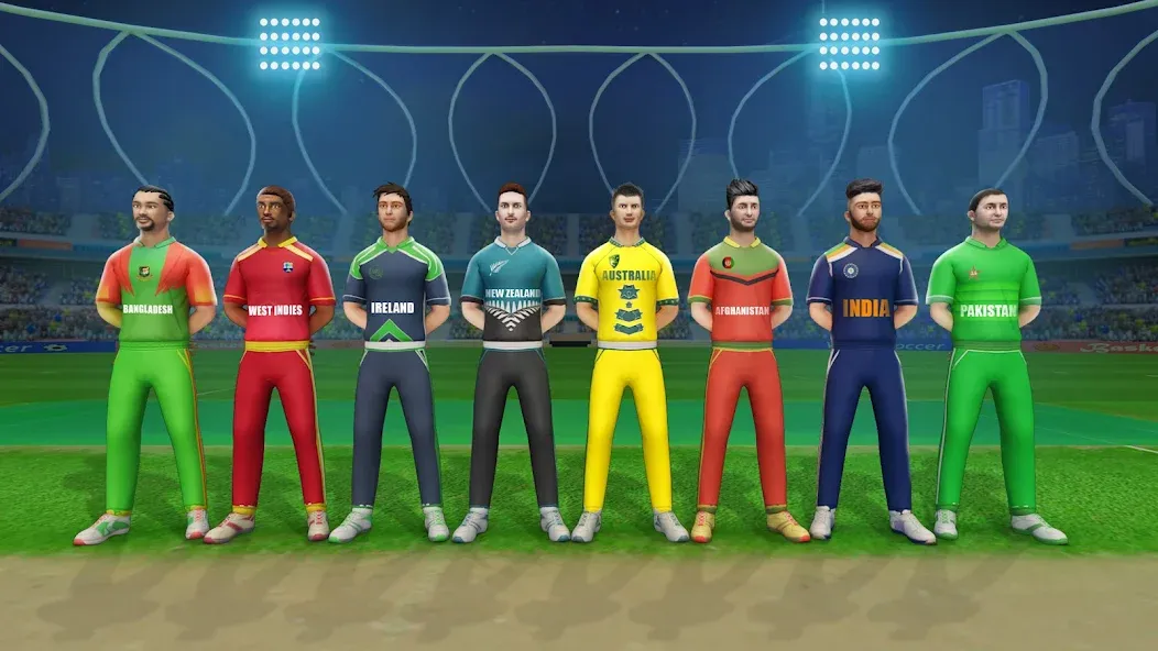 World Cricket Games :T20 Cup (Ворлд Крикет Геймс)  [МОД Бесконечные монеты] Screenshot 5