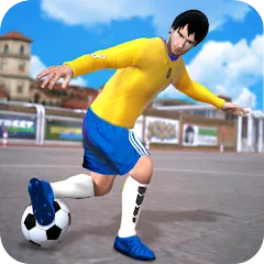 Скачать взломанную Street Football Kick Games (Уличный футбол Игры с ударами)  [МОД Меню] - стабильная версия apk на Андроид