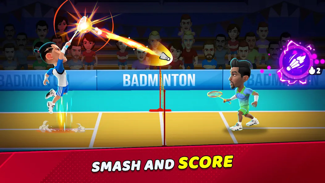 Badminton Clash 3D (Бадминтон Клаш 3D)  [МОД Меню] Screenshot 1