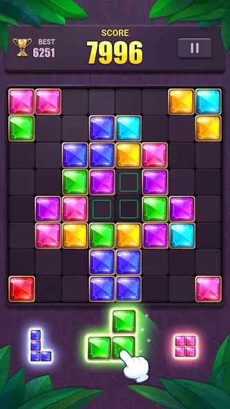 Block Puzzle: Jewel Blast Game  [МОД Unlimited Money] Screenshot 2