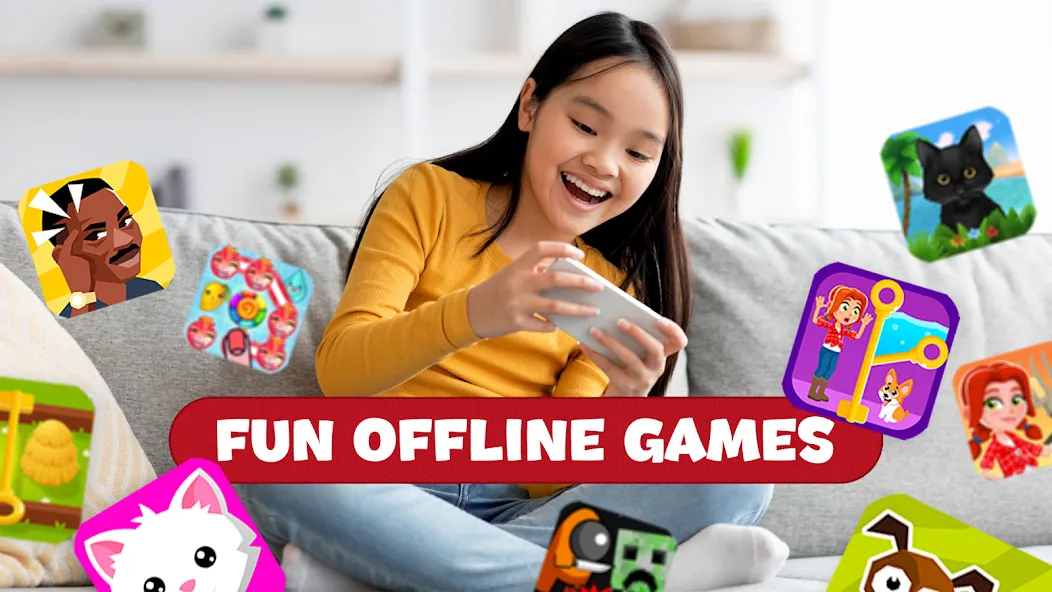 Offline Games: don't need wifi  [МОД Menu] Screenshot 1