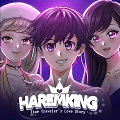 Взломанная HaremKing - Waifu Dating Sim (ХаремКинг)  [МОД Unlimited Money] - стабильная версия apk на Андроид