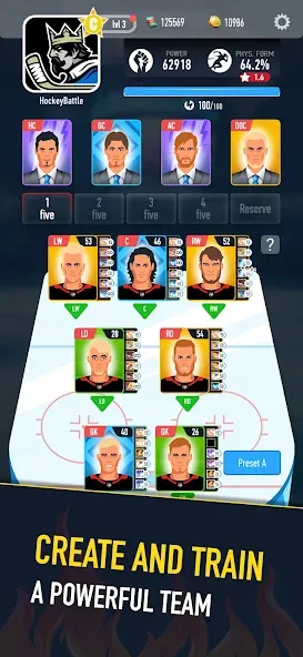 Hockey Battle 2 (Хоккей Батл 2)  [МОД Все открыто] Screenshot 3