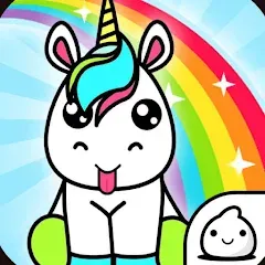 Взлом Unicorn Evolution Merge Kawaii (Юникорн Эволюшн Мерж Кавай)  [МОД Mega Pack] - стабильная версия apk на Андроид