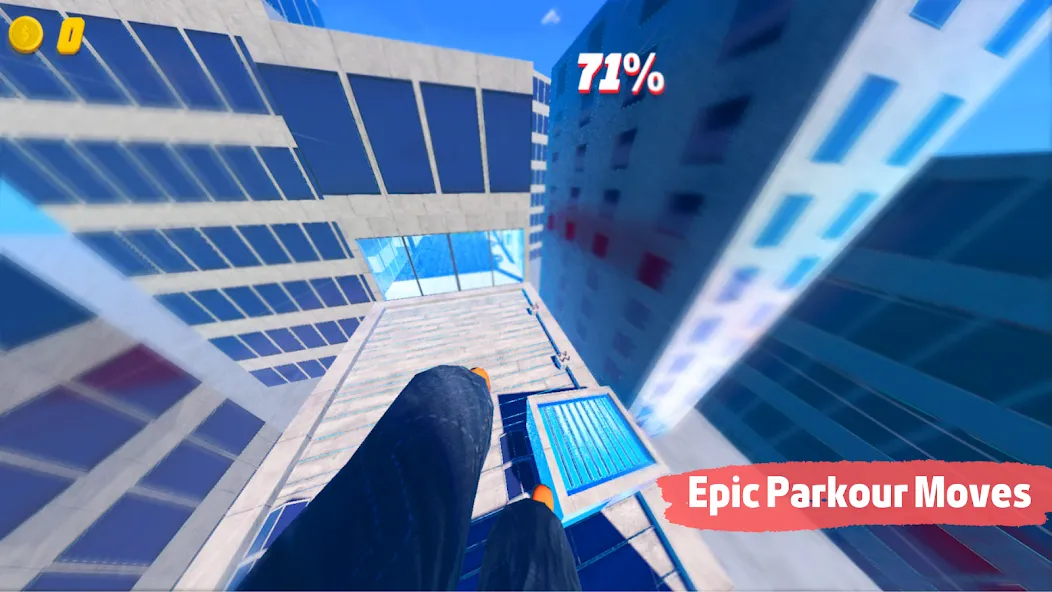 Rooftop Run (Руфтоп Ран)  [МОД Бесконечные монеты] Screenshot 1