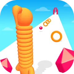 Скачать взломанную Long Neck Run (Лонг Нек Ран)  [МОД Много монет] - стабильная версия apk на Андроид