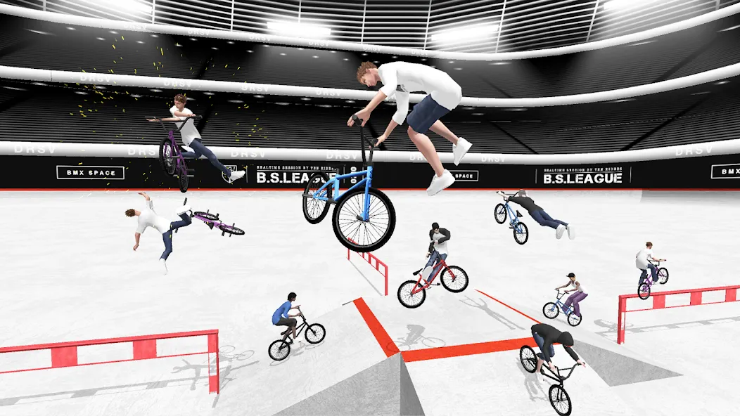 BMX Space (БМХ Спейс)  [МОД Menu] Screenshot 1