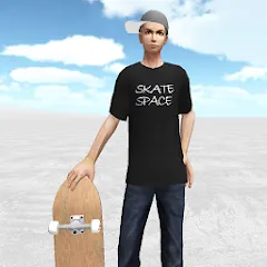 Скачать взломанную Skate Space (Скейт Спейс)  [МОД Меню] - полная версия apk на Андроид