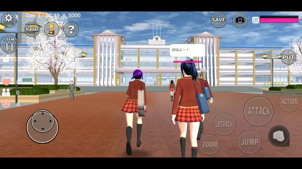 SAKURA School Simulator (Сакура Скул Симулятор)  [МОД Бесконечные деньги] Screenshot 1