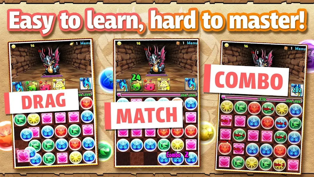 Puzzle & Dragons  [МОД Unlocked] Screenshot 2