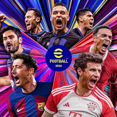 Взломанная eFootball™ 2024 (ИФутбол 2023)  [МОД Mega Pack] - стабильная версия apk на Андроид