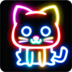 Взломанная Drawing For Kids - Glow Draw  [МОД Много денег] - стабильная версия apk на Андроид