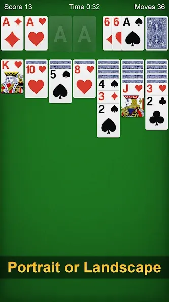 Klondike Solitaire - Patience  [МОД Бесконечные монеты] Screenshot 2