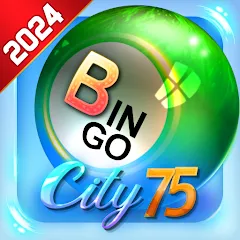 Скачать взломанную Bingo City 75 : Bingo & Slots (Бинго Сити 75)  [МОД Много монет] - последняя версия apk на Андроид