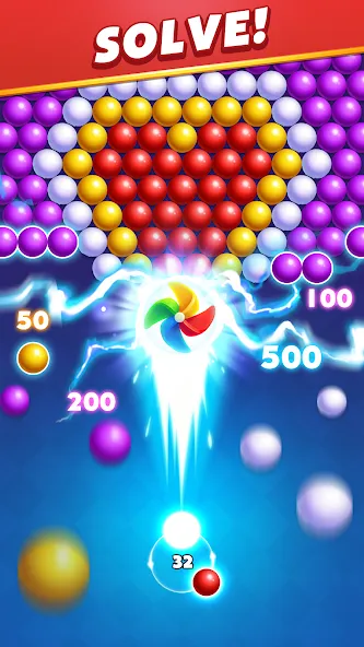 Bubble Shooter Royal Pop  [МОД Unlocked] Screenshot 4