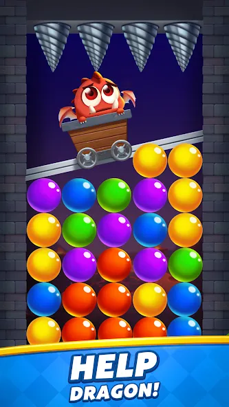 Bubble Shooter  [МОД Много монет] Screenshot 3