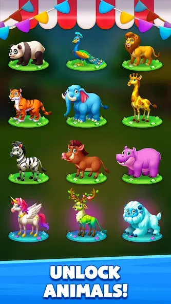 Solitaire Zoo  [МОД Бесконечные деньги] Screenshot 4