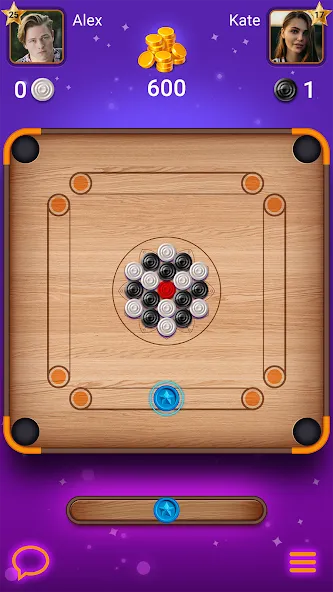 Carrom Lure - Disc pool game (Карром Лур)  [МОД Меню] Screenshot 1