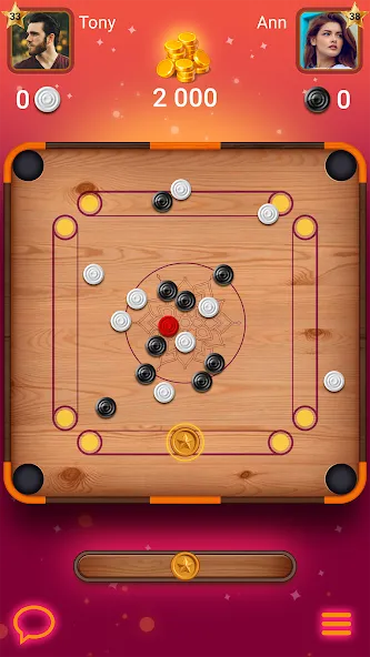 Carrom Lure - Disc pool game (Карром Лур)  [МОД Меню] Screenshot 2