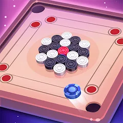 Скачать взлом Carrom Lure - Disc pool game (Карром Лур)  [МОД Меню] - полная версия apk на Андроид