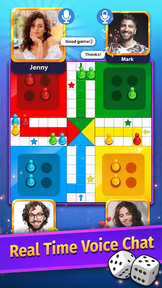 Ludo Game COPLE - Voice Chat  [МОД Бесконечные деньги] Screenshot 1