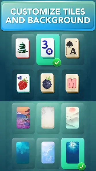 Solitaire Mahjong for Seniors  [МОД Mega Pack] Screenshot 3