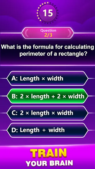 Math Trivia - Quiz Puzzle Game (Математические загадки)  [МОД Много денег] Screenshot 3