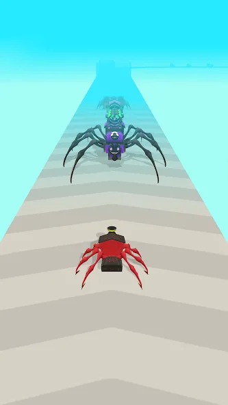 Merge Spider Train  [МОД Много монет] Screenshot 4