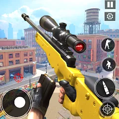 Скачать взлом Code of Sniper 3D Gun Shooting  [МОД Бесконечные деньги] - стабильная версия apk на Андроид