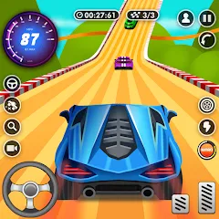 Взлом Nitro Jump - Car Racing (Нитро Джамп Рейсинг)  [МОД Меню] - полная версия apk на Андроид