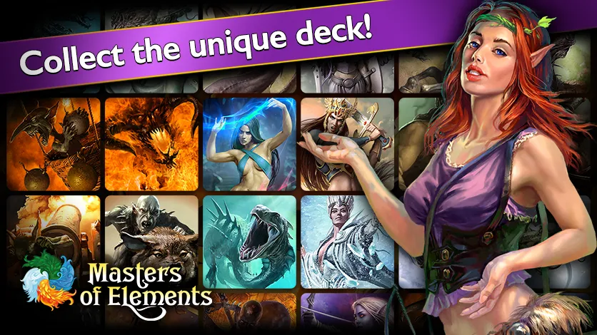 Masters of Elements－Online CCG  [МОД Много монет] Screenshot 2