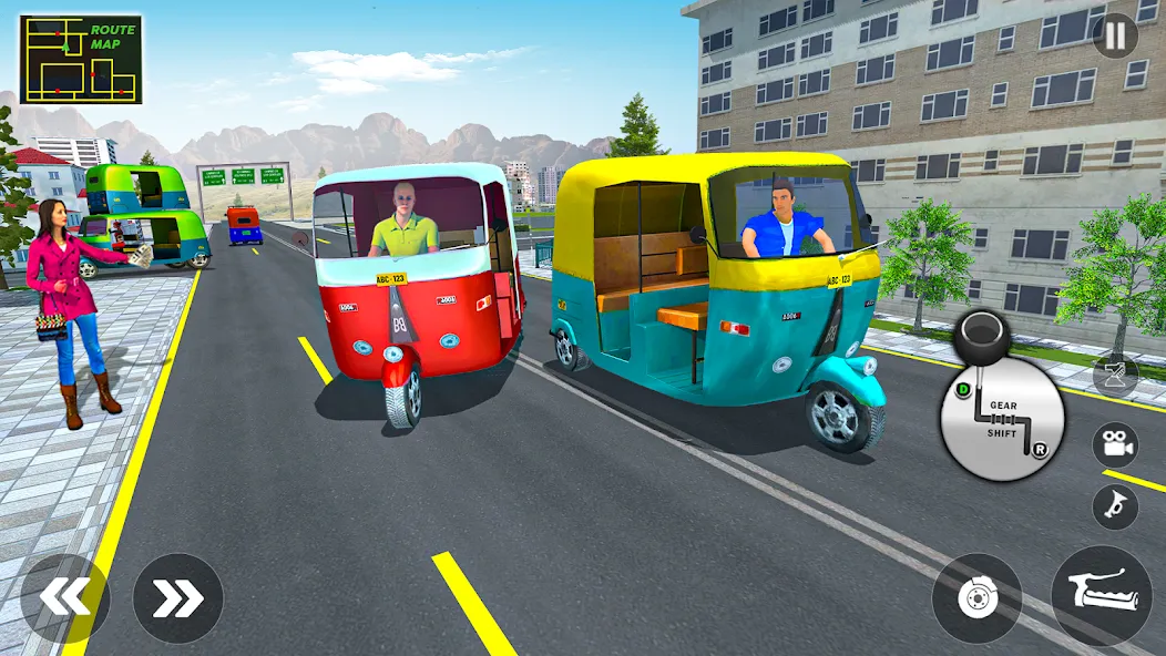 Tuk Tuk Auto Rickshaw Game 3d  [МОД Меню] Screenshot 1