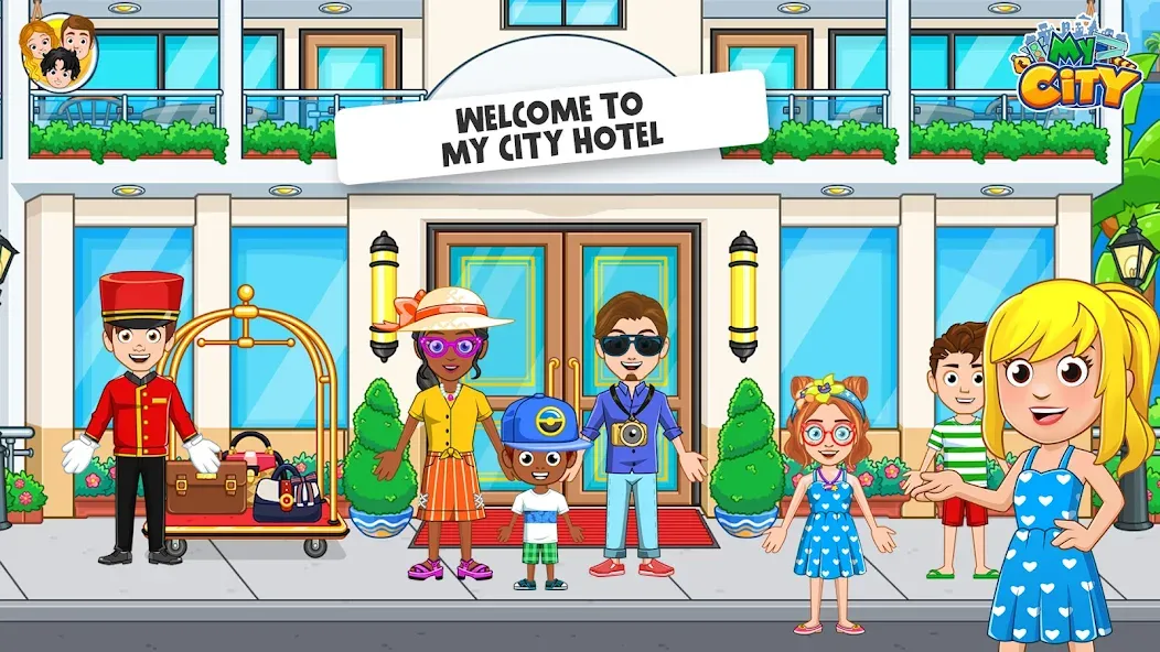 My City : Hotel (Мой Город)  [МОД Много монет] Screenshot 1