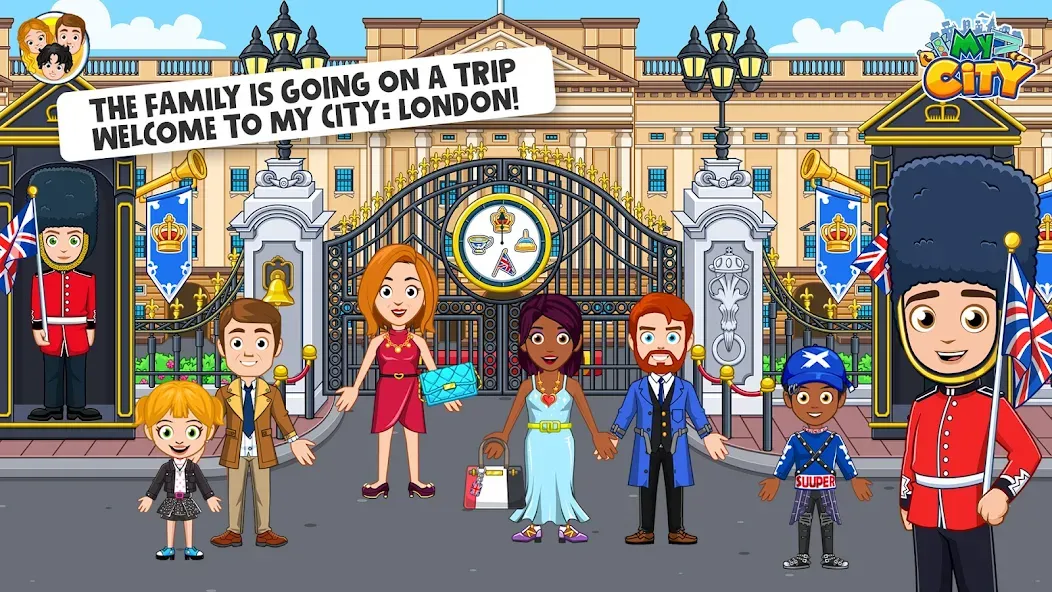 My City : London (Мой город)  [МОД Бесконечные монеты] Screenshot 1