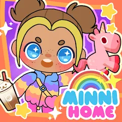 Взлом Minni Family Home - Play House (Минни Семейный дом)  [МОД Menu] - последняя версия apk на Андроид