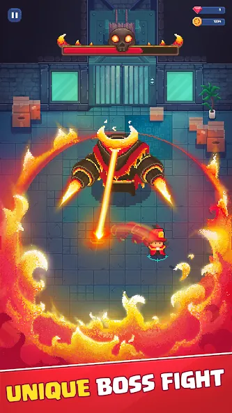 Firefighter: pixel shooter  [МОД Все открыто] Screenshot 4