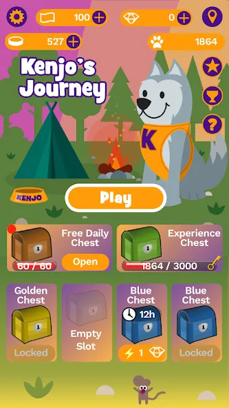 Kenjo's Journey Coin Pusher  [МОД Много монет] Screenshot 2