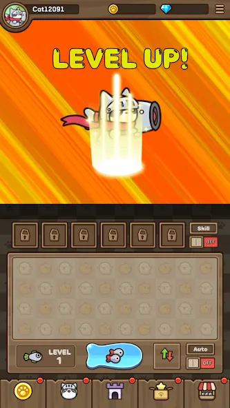 Cat Hero : Idle RPG (Кэт Хиро)  [МОД Unlimited Money] Screenshot 2