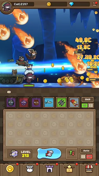 Cat Hero : Idle RPG (Кэт Хиро)  [МОД Unlimited Money] Screenshot 4