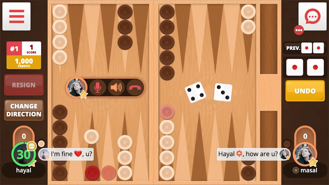 Backgammon Online (Тавла Онлайн)  [МОД Unlocked] Screenshot 1