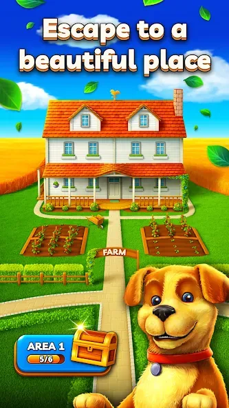 Joey's Farm - Tile Match  [МОД Menu] Screenshot 3