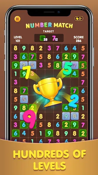 Number Match: Ten Crush Puzzle (Намбер Матч)  [МОД Меню] Screenshot 2